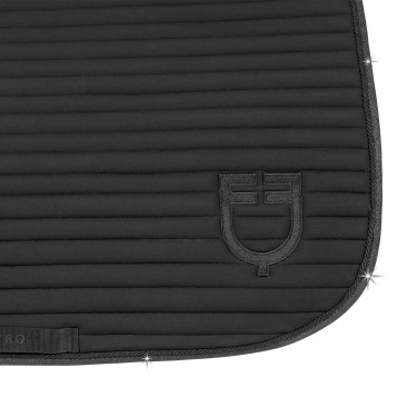 Manta de salto Equestro Universe Stripe Preto