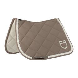 Manta de salto Equestro com cordão entrançado Nogueira / branco antigo Castanho Manta de salto Equestro com cordão entrançado Nogueira / branco antigo Castanho