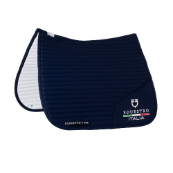 Tapete de dressage Equestro x FISE com logótipo bordado Blazer marinho Azul-marinho
