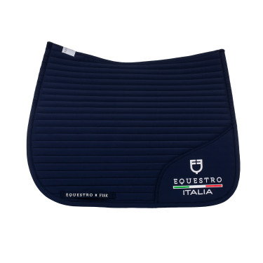 Tapete de dressage Equestro x FISE com logótipo bordado Blazer marinho Azul-marinho