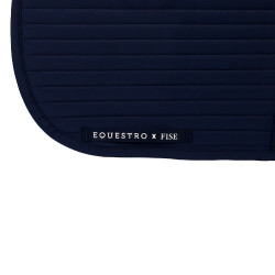 Tapete de dressage Equestro x FISE com logótipo bordado Blazer marinho Azul-marinho