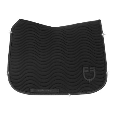 Tapete de dressage Equestro Universe Wave Preto