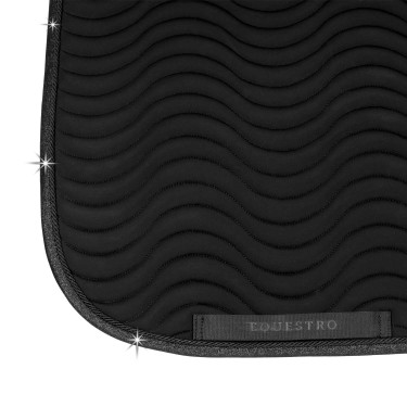 Tapete de dressage Equestro Universe Wave Preto