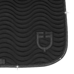 Tapete de dressage Equestro Universe Wave Preto