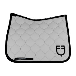 Manta de dressage Equestro acolchoada em formato cebola Bruma portuária Branco Manta de dressage Equestro acolchoada em formato cebola Bruma portuária Branco