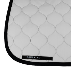 Manta de dressage Equestro acolchoada em formato cebola Bruma portuária Branco Manta de dressage Equestro acolchoada em formato cebola Bruma portuária Branco