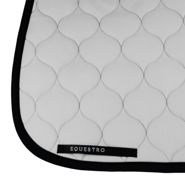 Manta de dressage Equestro acolchoada em formato cebola Bruma portuária Branco Manta de dressage Equestro acolchoada em formato cebola Bruma portuária Branco