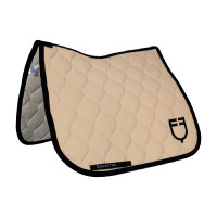 Manta de dressage Equestro acolchoada em formato cebola Oxford bronzeado Rosa