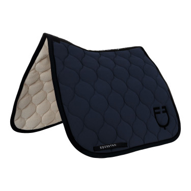 Manta de dressage Equestro acolchoada em formato cebola Blazer marinho Azul-marinho