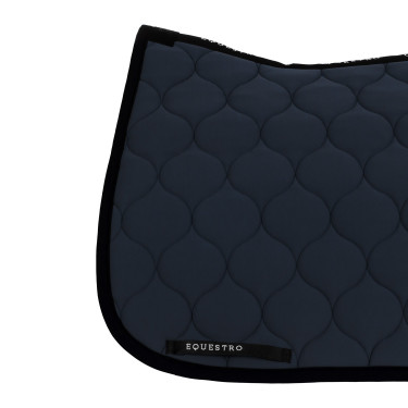 Manta de dressage Equestro acolchoada em formato cebola Blazer marinho Azul-marinho