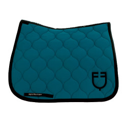 Manta de dressage Equestro acolchoada em formato cebola Petróleo Azul Manta de dressage Equestro acolchoada em formato cebola Petróleo Azul