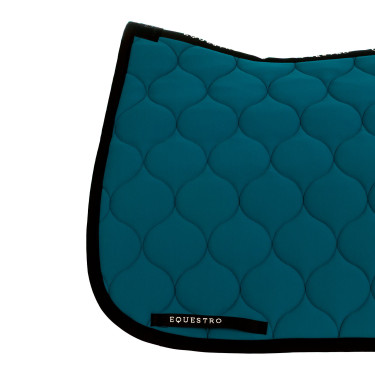 Manta de dressage Equestro acolchoada em formato cebola Petróleo Azul Manta de dressage Equestro acolchoada em formato cebola Petróleo Azul