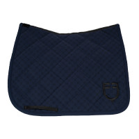 Tapis de dressage Equestro com monograma estampado Branco antigo / nogueira