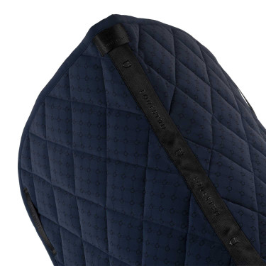 Tapis de dressage Equestro com monograma estampado Blazer marinho / preto Azul-marinho
