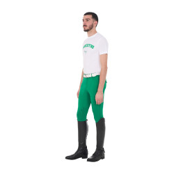 T-shirt masculino Equestro Horse Club em algodão de manga curta Branco