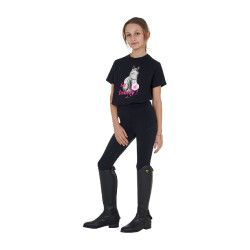 T-shirt equitação menina Equestro So Lovely algodão