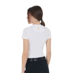 T-shirt feminino Equestro corte slim estampado Moonlight manga curta Branco T-shirt feminino Equestro corte slim estampado Moonlight manga curta Branco
