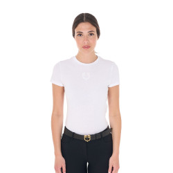 T-shirt equitação feminina Equestro, slim fit e respirável T-shirt equitação feminina Equestro, slim fit e respirável