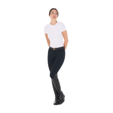 T-shirt equitação feminina Equestro, slim fit e respirável T-shirt equitação feminina Equestro, slim fit e respirável