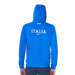 Camisola polar masculina Equestro x FISE Azul da Savoia Camisola polar masculina Equestro x FISE Azul da Savoia