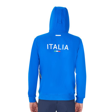 Camisola polar masculina Equestro x FISE Azul da Savoia Camisola polar masculina Equestro x FISE Azul da Savoia
