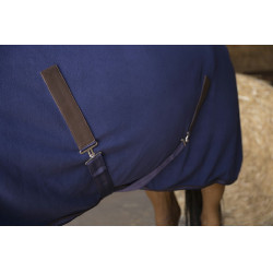 Camisa polar Equithème Teddy Azul-marinho