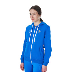 Moletom polar feminino Equestro x FISE Azul da Savoia Moletom polar feminino Equestro x FISE Azul da Savoia