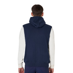 Hoodie Equestro masculino equitação bicolor com fecho