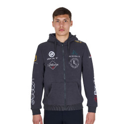 Hoodie masculino Equestro para equitação com logótipos