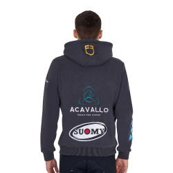 Hoodie masculino Equestro para equitação com logótipos