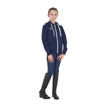 Moletom infantil unissex Equestro x FISE Blazer marinho Azul-marinho