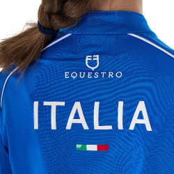 Camada base infantil unissexo Equestro x FISE Azul da Savoia