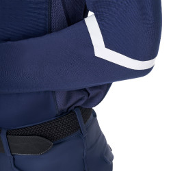 Camada base de treino masculina Equestro x FISE Blazer marinho Azul-marinho