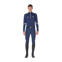 Camada base de treino masculina Equestro x FISE Blazer marinho Azul-marinho