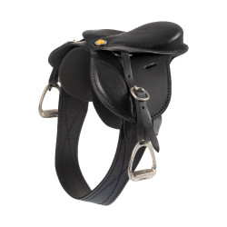 Sela de salto equestre miniatura em couro | Equi-Clic Sela de salto equestre miniatura em couro | Equi-Clic