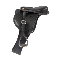 Sela de salto equestre miniatura em couro | Equi-Clic Sela de salto equestre miniatura em couro | Equi-Clic