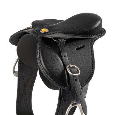 Sela de salto equestre miniatura em couro | Equi-Clic Sela de salto equestre miniatura em couro | Equi-Clic