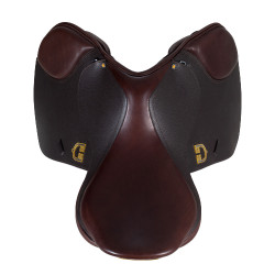 Sela de salto Equestro Evolution Pro Castanho escuro