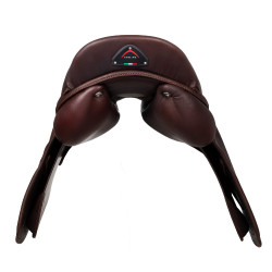 Sela de salto Acavallo Comfort Sublime KC Race 2.4 Castanho escuro Sela de salto Acavallo Comfort Sublime KC Race 2.4 Castanho escuro