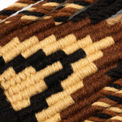 Cinchão de equitação mohair Pool’s com couro Cinchão de equitação mohair Pool’s com couro