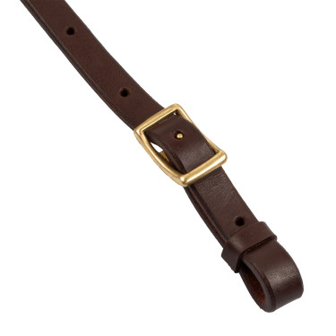 Cinta de amarração western Lakota 3/4" x 40" Envernizado Castanho