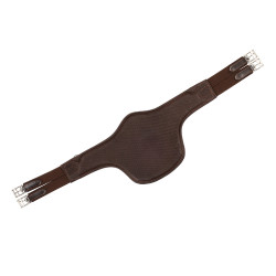 Cinturão com bavete Equestro em couro Castanho escuro Cinturão com bavete Equestro em couro Castanho escuro