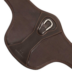 Cinturão com bavete Equestro em couro Castanho escuro Cinturão com bavete Equestro em couro Castanho escuro