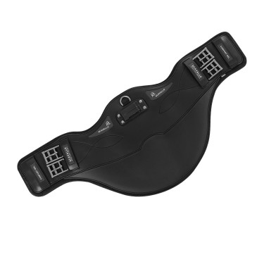 Cinta peitoral curta Acavallo Gel Classic PVC Preto Cinta peitoral curta Acavallo Gel Classic PVC Preto