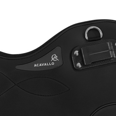 Cinta peitoral curta Acavallo Gel Classic PVC Preto Cinta peitoral curta Acavallo Gel Classic PVC Preto