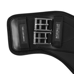 Cinta peitoral curta Acavallo Gel Classic PVC Preto Cinta peitoral curta Acavallo Gel Classic PVC Preto