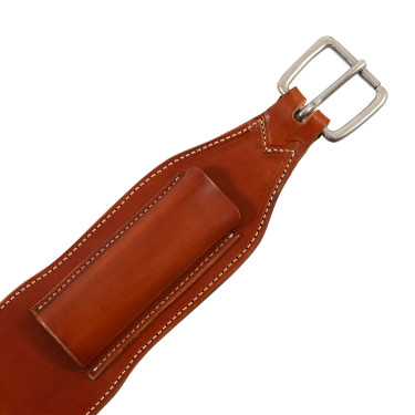 Cilha traseira western em couro Westwood Conhaque Castanho