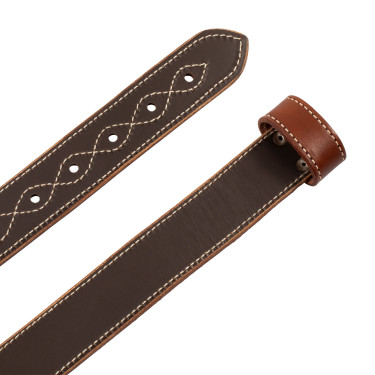 Cilha traseira western em couro Westwood Conhaque Castanho