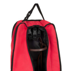 Saco western Lakota para bridle + halter Vermelho