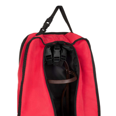 Saco western Lakota para bridle + halter Vermelho